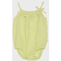 OrganicEra OrganicEra Bio-Hanf-Baby-Bodysuit mit Rüschen, Grün, – Produktbild 1 von 1