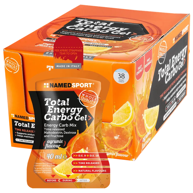 Named Sport NAMEDSPORT Energie-Gel Carbo Zitrus 24 Stk., Energie Gel, Sportlernahrung – Produktbild 1 von 1