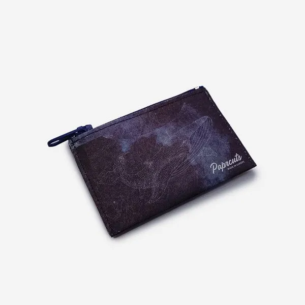 paprcuts paprcuts Münzbörse, Galactic whale (dunkelblau), – Produktbild 3 von 4