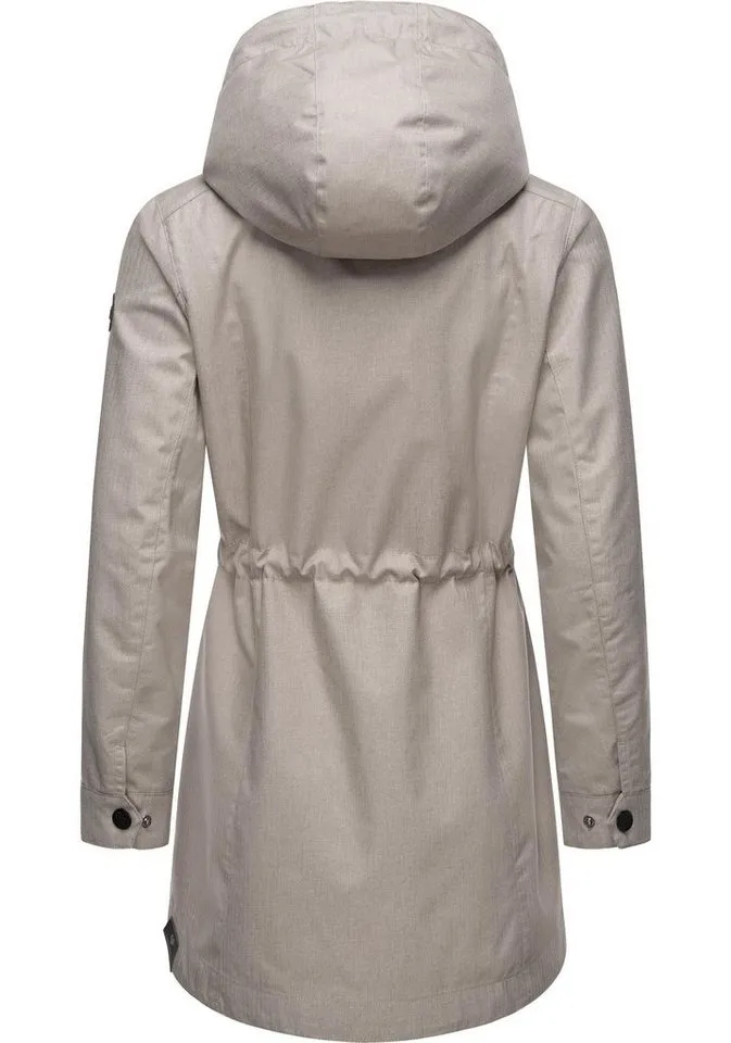 ragwear ragwear Kurzmantel Dakkota II Wasserdichter Outdoormantel für die Übergangszeit, Braun, – Produktbild 1 von 4
