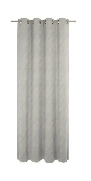 Nature by Adam Nature by Adam Vorhang aus 100% Bio-Baumwolle - Made in Germany - Argentinian Criolla light, Hellgrau, – Produktbild 2 von 7