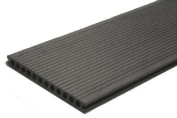 woodstore24 BPC Hohlkammerdiele WoodoMallorca, 25 x 250 mm, anthrazit, 3,50 m lang – Produktbild 1 von 1