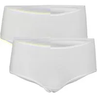 Living Crafts LIVING CRAFTS - Damen Panty, 2er-Pack - Weiß (95% Bio-Baumwolle; 5% Elasthan), Nachhaltige Mode, Bio Bekleidung – Produktbild 1 von 1