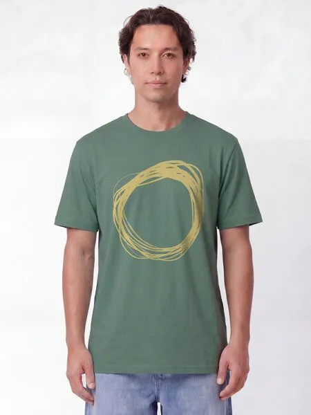 watapparel watapparel T-Shirt Unisex Kreis, Green bay, – Produktbild 2 von 2