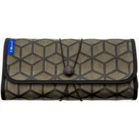Flosinn Flosinn Wickeltasche Wickelunterlage Wickelclutch abwischbar in verschiedenen Farben, Schwarz-braun, – Produktbild 1 von 1