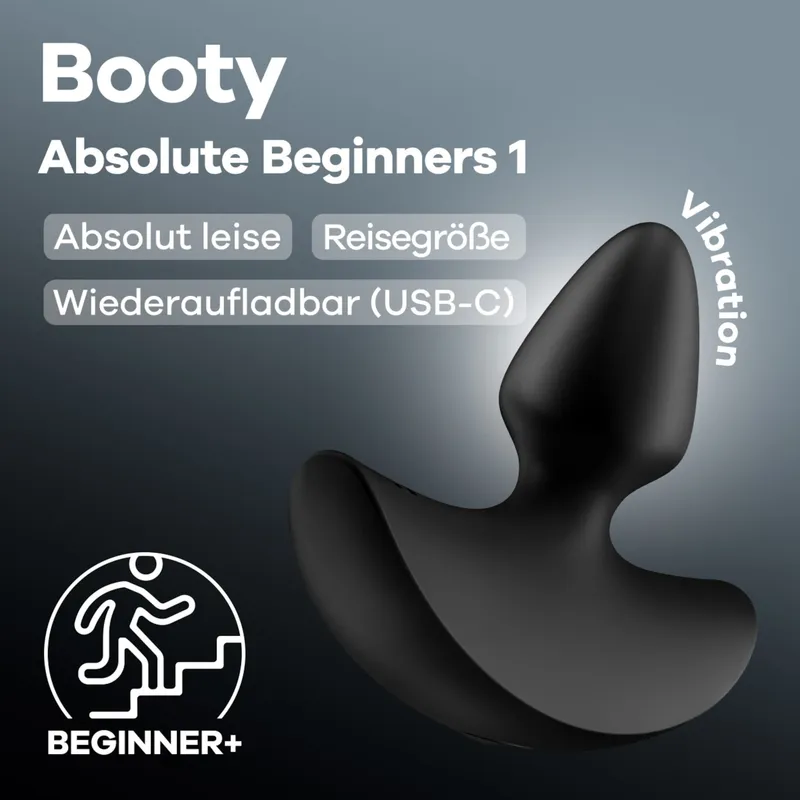Satisfyer Satisfyer Booty Absolute Beginners 1, 7,5 cm, Schwarz, – Produktbild 1 von 1