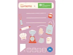 Memo memo x SOS-Kinderdörfer weltweit Schulheft DIN A5, 16 Blatt, Lin. 6 – Produktbild 1 von 1