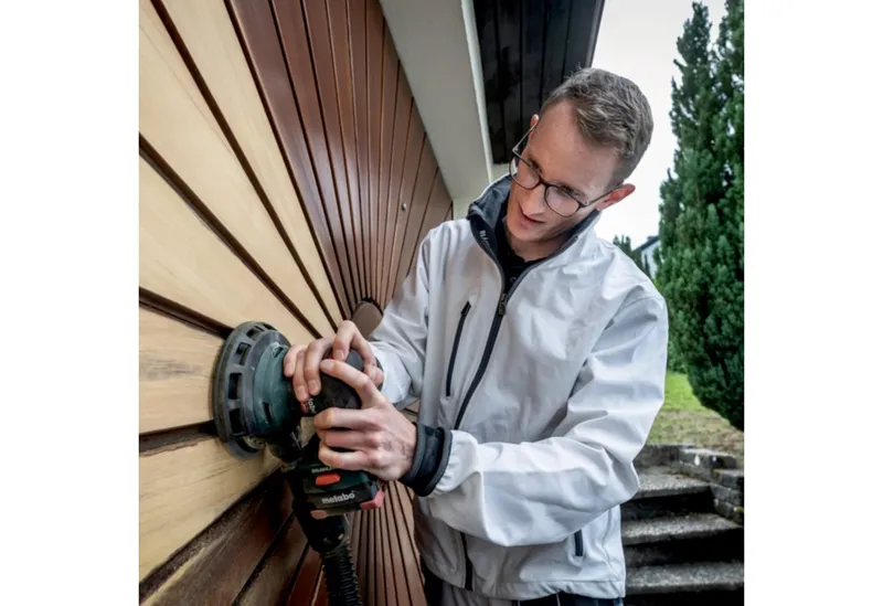 Metabo Metabo Akku-Exzenterschleifer SXA 18 LTX 150 BL 18 V 150 mm Brushless + 2x Akku 4,0 Ah + Ladegerät – Produktbild 5 von 5