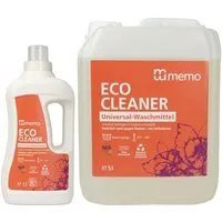 Memo memo Universal-Waschmittel "ECO CLEANER" Bundle aus  1 l Flasche + 5 l Kanister – Produktbild 1 von 1