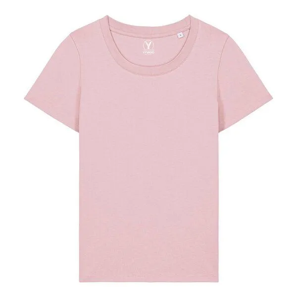 YTWOO YTWOO Mid-Light Damen T-Shirt Slim Fit, Cotton pink, – Produktbild 1 von 3