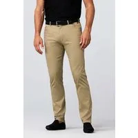 Meyer MEYER Mikrostruktur Baumwoll Chino, Braun (sand), – Produktbild 1 von 1