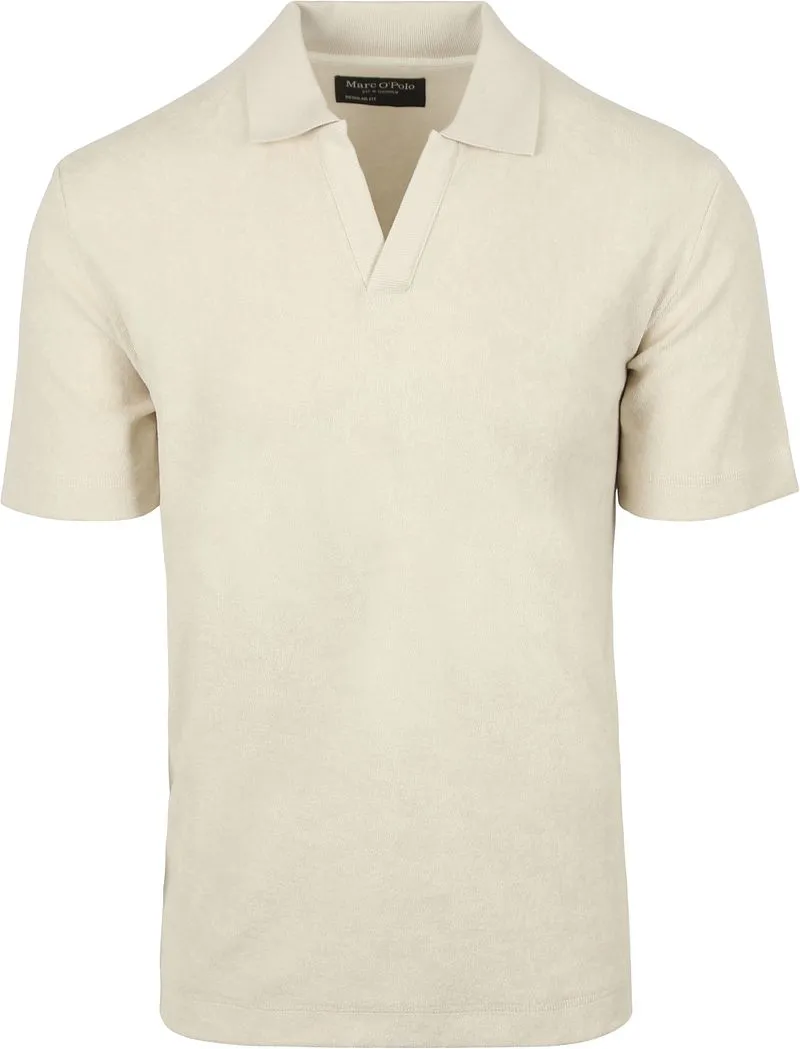 Marc O'Polo Marc O'Polo Poloshirt Riva Terry Cloth Ecru - Größe XL, Beige, – Produktbild 2 von 5