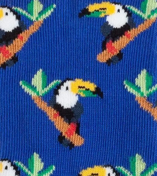 DillySocks DillySocks Kindersocken Lil Tropical Toucan aus Biobaumwoll-Mix, Mehrfarbig, – Produktbild 2 von 3