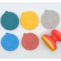 PETIKIDS PETIKIDS Kreatives Spielzeug – Silikonstempel aus dem Meer, Rosa, – Produktbild 1 von 1
