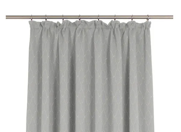 Nature by Adam Nature by Adam Vorhang aus 100% Bio-Baumwolle - Made in Germany - Indian Cortezada Light, Hellgrau, – Produktbild 5 von 7
