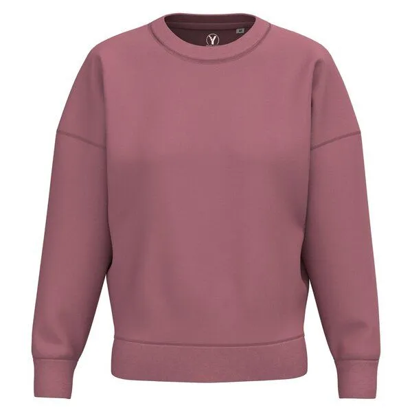 YTWOO YTWOO Damen Basic Sweatshirt, Antique rose, – Produktbild 2 von 3