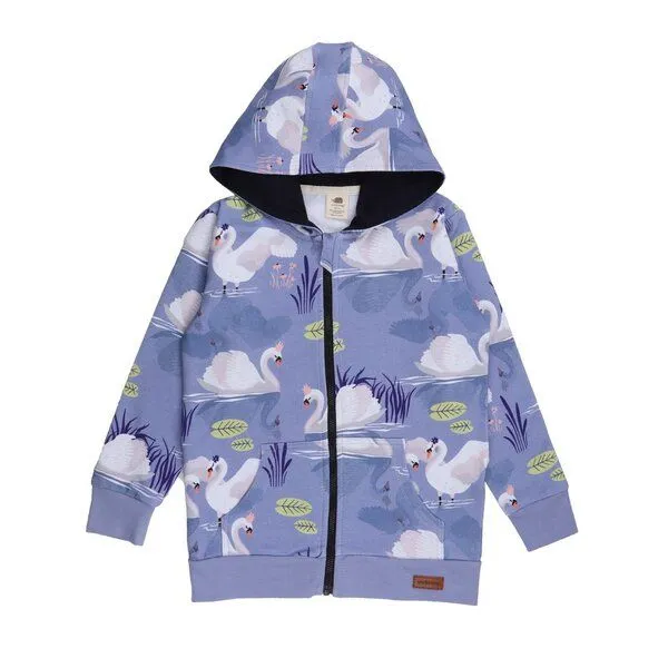 Walkiddy Baby Sweatjacke Lila aus GOTS-zertifizierter Bio-Baumwolle – Walkiddy – Produktbild 1 von 2