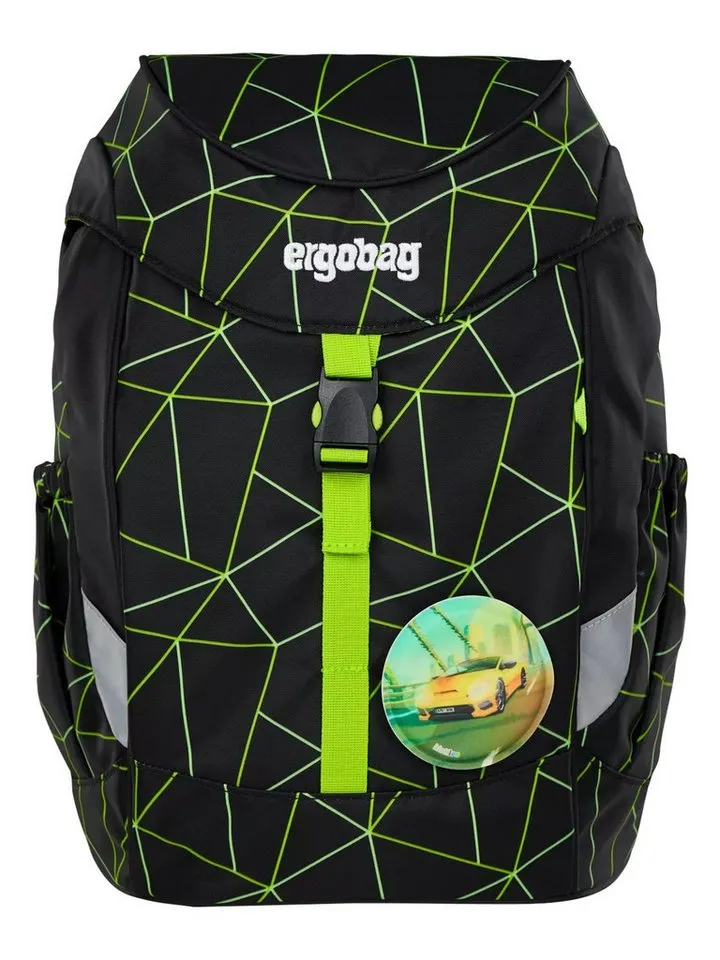 Ergobag Ergobag Kinderrucksack mini, mit Hüft- & Brustgurt für einen ergonomischen Sitz, Schwarz, – Produktbild 1 von 5