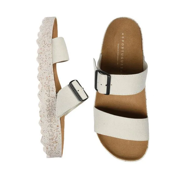 ASPORTUGUESAS ASPORTUGUESAS Damen Riemchensandale Coly, Off white, – Produktbild 2 von 4