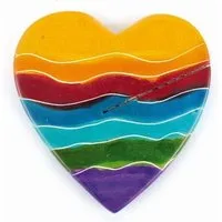 El Puente El Puente Kartenhalter "Herz" | Fair Trade & Handmade aus Kenia – Produktbild 1 von 1