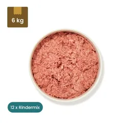 haustierkost.de haustierkost.de Rindermix Frostfutter 12 x 500 g – Produktbild 1 von 1