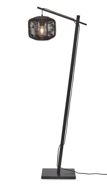 GOOD&MOJO GOOD&MOJO Stehlampe Tanami Scheibe, Natur, – Produktbild 2 von 4