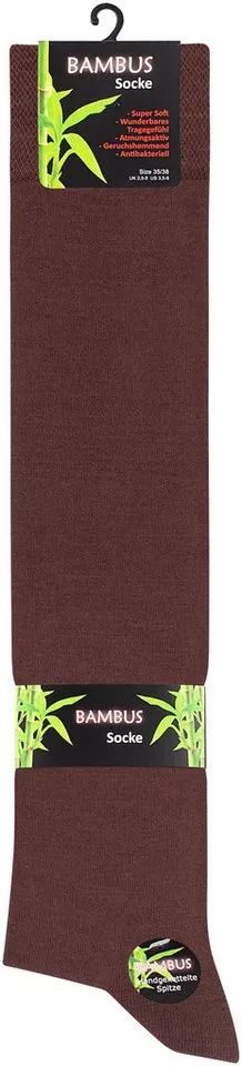 Vincent Creation® Kniestrümpfe (4-Paar) mit handgekettelter Spitze, Beige|braun, – Produktbild 3 von 4