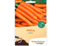 Bingenheimer Saatgut bingenheimer saatgut Bio-Samen Möhre 'Robila', Saatband, 1 Stk. – Produktbild 1 von 1