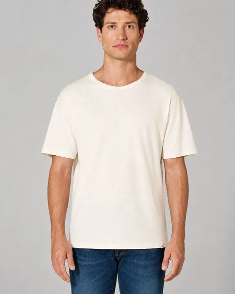 HempAge HempAge Slub Jersey T-Shirt Herren Hanf/Biobaumwolle, Offwhite(weiß), – Produktbild 1 von 4