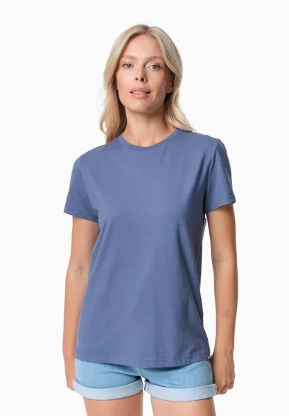 ORGANICATION ORGANICATION TENNUR | Basic T-Shirt aus Bio-Baumwolle, Honest indigo, – Produktbild 1 von 4