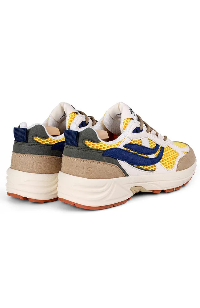 Genesis Genesis Damen vegan Sneaker G-Eco '99 Sand/Weiß/Gelb, Beige, – Produktbild 2 von 2
