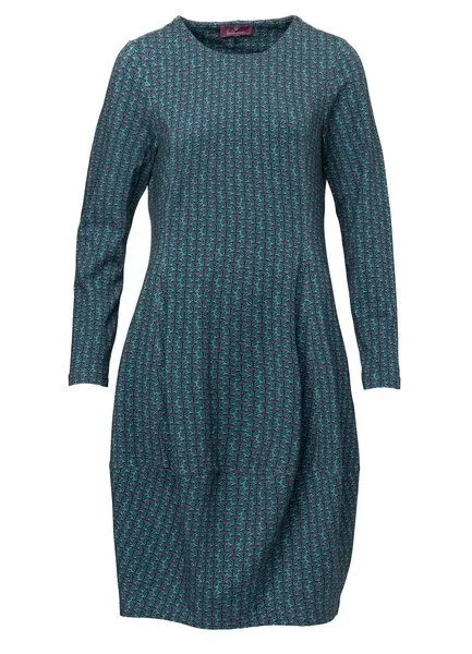 Heidekönigin Heidekönigin Tulpenkleid bedruckt, Lagune, – Produktbild 1 von 2