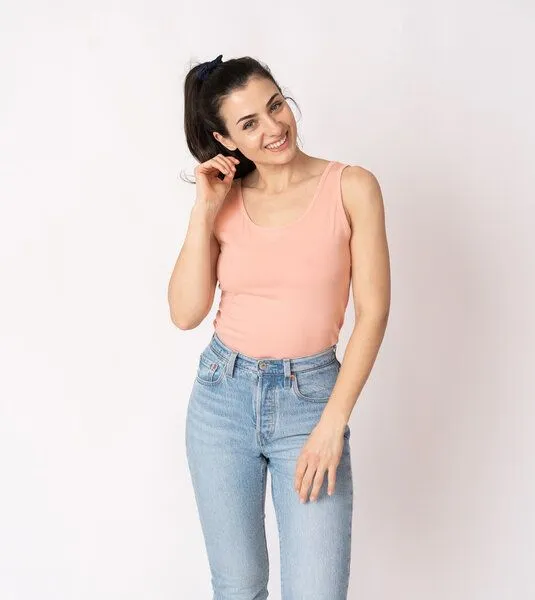 Gary Mash GARY MASH Tanktop Rose aus Biobaumwolle, Rosa, – Produktbild 2 von 4