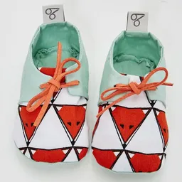 bobbé bobbé vegane Baby-Schuhe aus Bio-Baumwolle – Foxy Faces – Produktbild 1 von 1