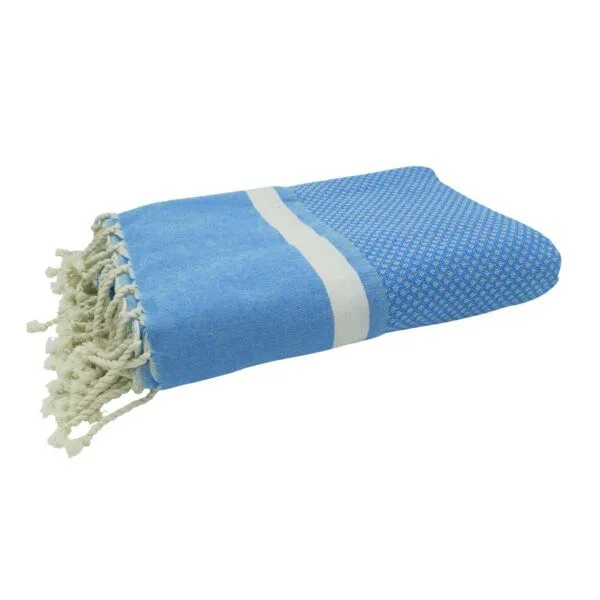 Just Be Just Be Hamamtuch / Strandtuch Maxi XL Pied de Lion, Blau, – Produktbild 1 von 1