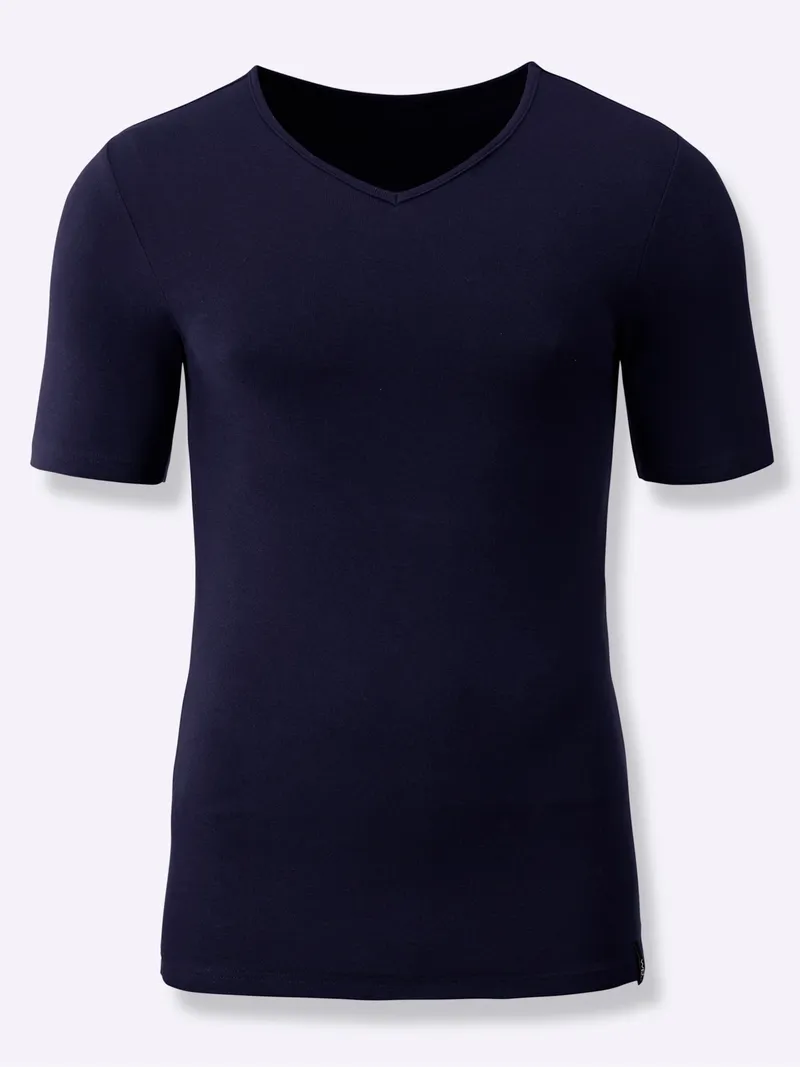 wäschepur men Shirt, Marine + himmelblau, – Produktbild 1 von 2