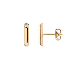 Maren Jewellery Sunbeam Ohrstecker - 18K Gelbgold & Labordiamanten – Produktbild 1 von 1