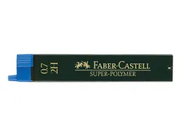 Faber-Castell 12 Faber-Castell Ersatzmine für Druckbleistifte 'Super-Polymer' 0,7 mm 2H – Produktbild 1 von 1