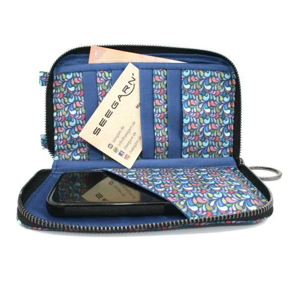 Seegarn Seegarn-Täschle / 2in1 Handy-Tasche und Geldbeutel (MB41), K2 - kette schwarz, – Produktbild 4 von 4