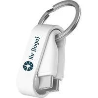 VONMÄHLEN VONMÄHLEN USB-C-Ladekabel 'ZWEINS C' inkl. 4-farbigem Aufdruck, weiß – Produktbild 1 von 1