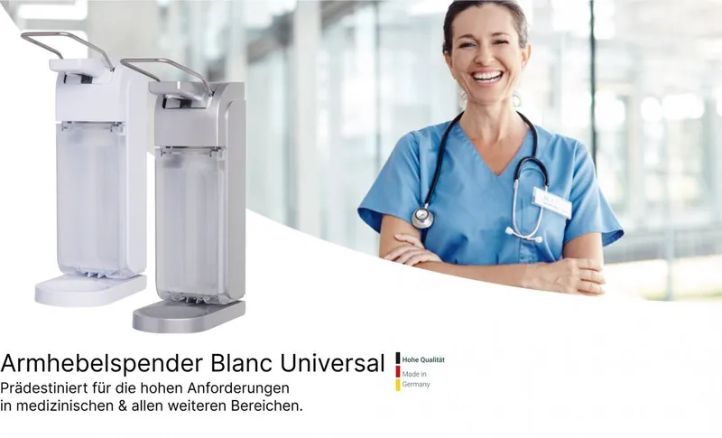 Blanc Hygienic Seifenspender, Schwarz, – Produktbild 5 von 5
