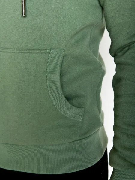 GreenBomb GREENBOMB Bike Enzo Simple Trek - Hoodie aus Bio-Baumwolle mit Raglan-Arm / hochwertiger Print / GOTS / Fair & Vegan, Grün (weicher salbei), – Produktbild 4 von 4