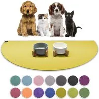 SANOZOO SANOZOO ® - Napfunterlage Halbrund - Öko-Tex und Made in Germany gelbgrün 80 cm, 1,6 m – Produktbild 1 von 1