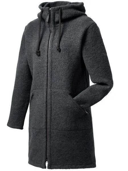 Mufflon Mufflon Damen Walk-Mantel Carla Schurwolle W300, Anthrazit, – Produktbild 1 von 1