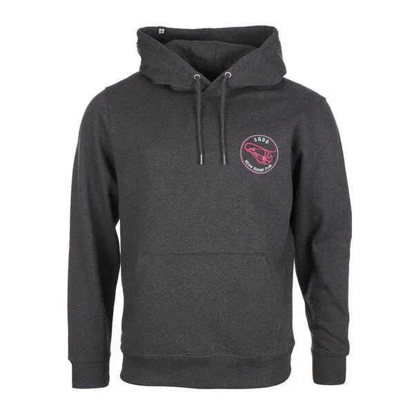 FÄDD FÄDD Herren Sweatshirt Hoodie aus Bio-Baumwolle "NEON SHRIMP CLUB", Grau, – Produktbild 1 von 3