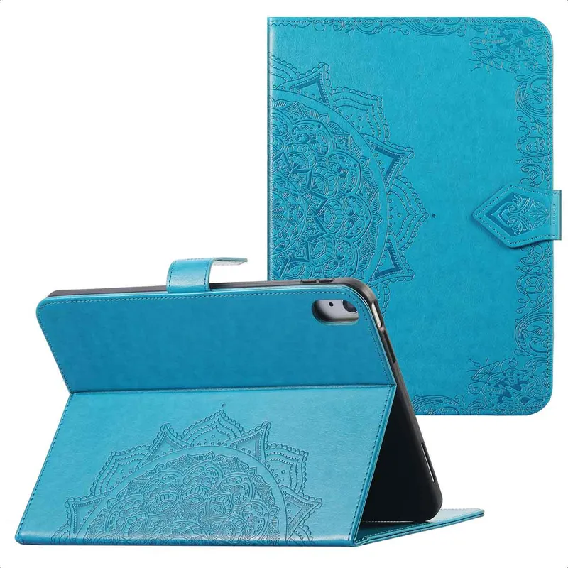 imoshion imoshion Mandala Klapphülle für das Apple iPad Air 11 Zoll (2026) M4 / (2025) M3 / (2024) M2 / Air 5 (2022) / Air 4 (2020), Türkis, – Produktbild 1 von 1