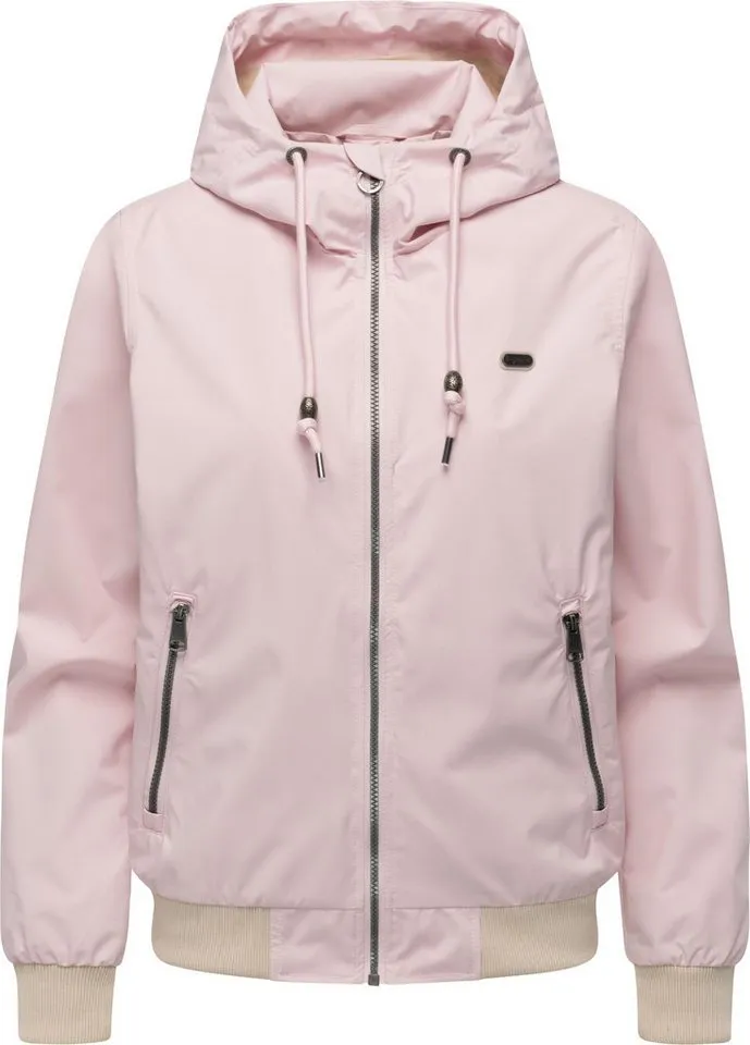 ragwear ragwear Outdoorjacke Nuggeta Summer YOUMODO Lässige Übergangsjacke mit Kapuze, Rosa, – Produktbild 2 von 5
