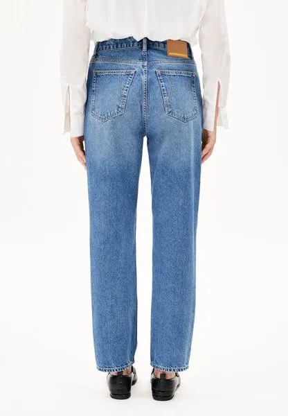 ARMEDANGELS ARMEDANGELS AAIKALA Damen Straight Jeans High Waist aus recycelter Baumwolle, Blue, – Produktbild 2 von 4