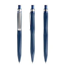 prodir prodir® Druckkugelschreiber QS20 Soft Touch PRS Push, blaue Mine, dunkelblau – Produktbild 1 von 1