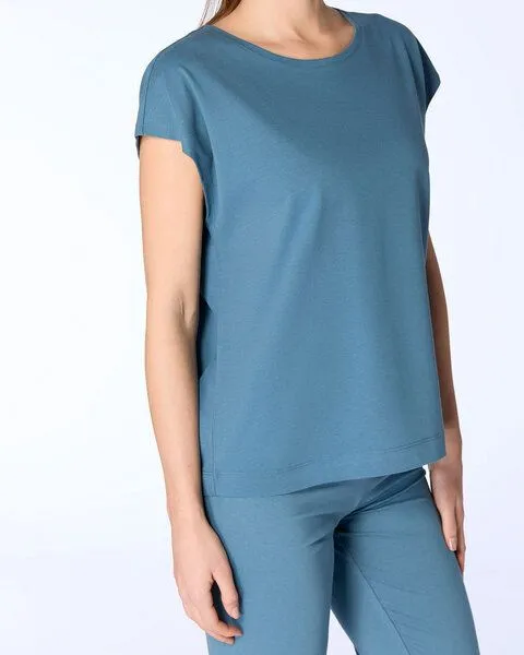 Leela Cotton Leela Cotton Damen Oversize Shirt reine Bio-Baumwolle, Schwarz, – Produktbild 4 von 4